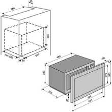 Встраиваемая микроволновая печь VENTOLUX MWBI 20 BG