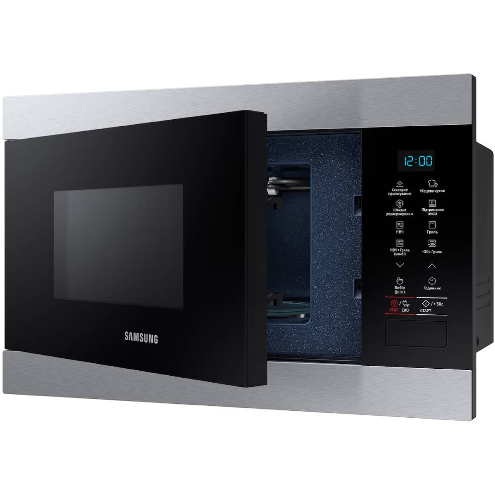 Вбудована мікрохвильова піч SAMSUNG MG22M8074AT/UA Комплектація решітка для гриля