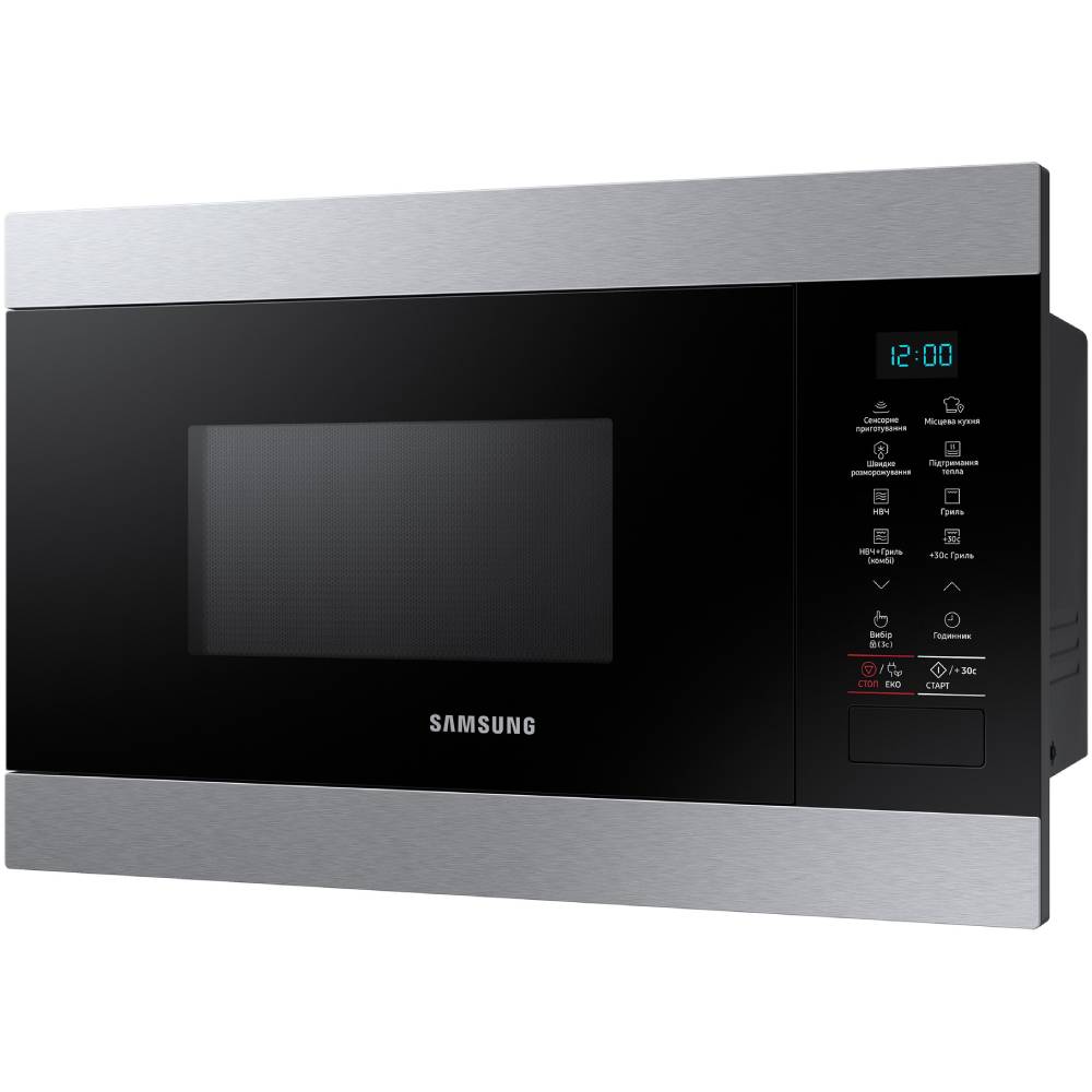 Вбудована мікрохвильова піч SAMSUNG MG22M8074AT/UA Комплектація інструкція