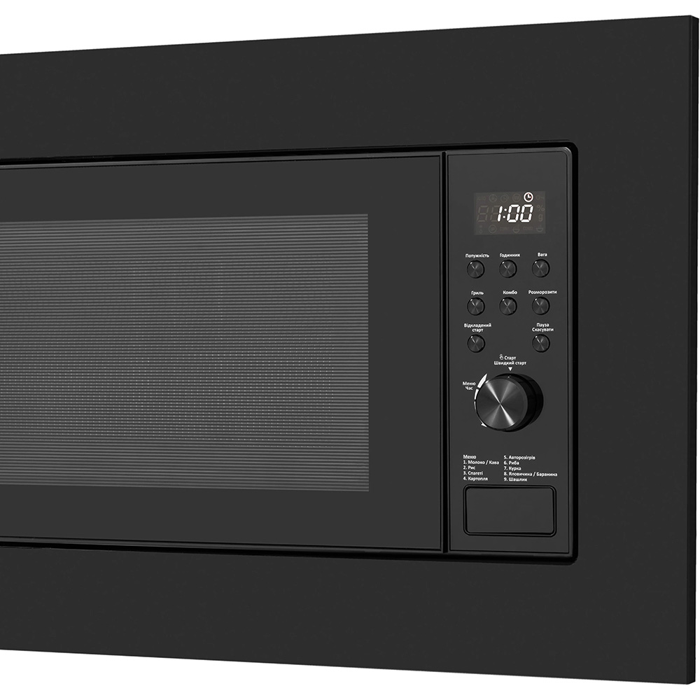 Встраиваемая микроволновая печь ELEYUS GMWB 20EGT BL Внешний вид Встраиваемая микроволновая печь ELEYUS GMWB 20EGT BL