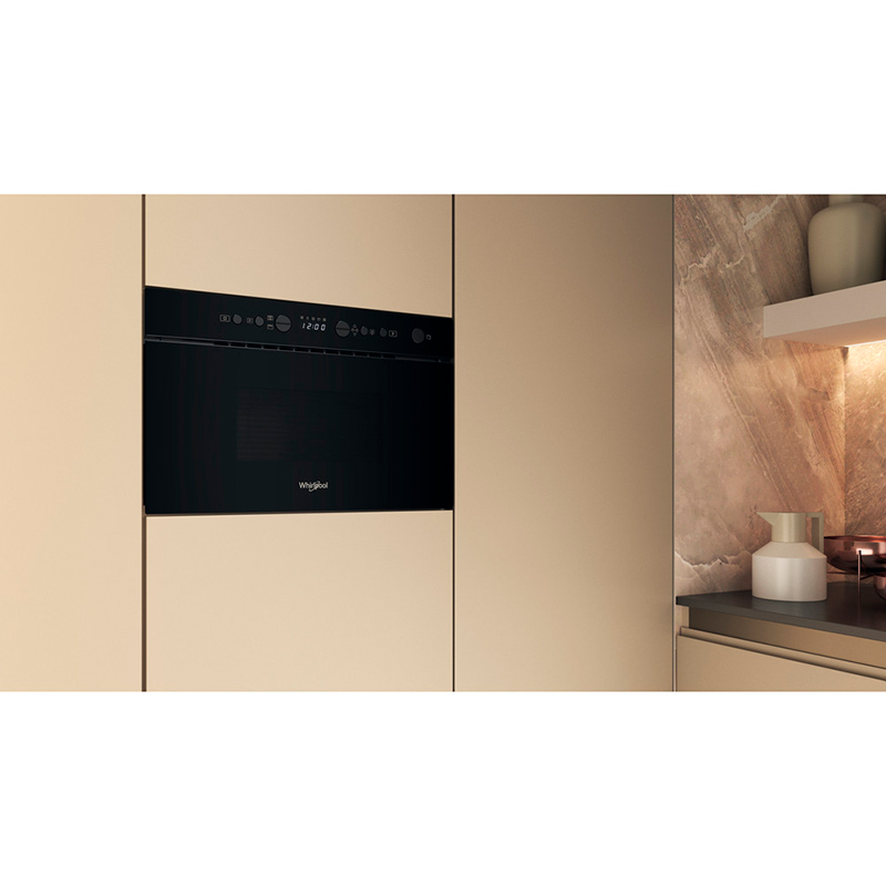 Вбудована мікрохвильова піч WHIRLPOOL WMN14BB Комплектація поворотний стіл