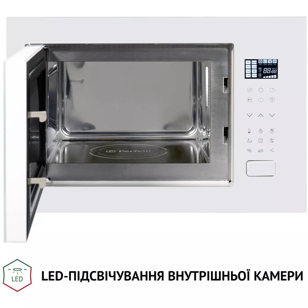 Фото Вбудована мікрохвильова піч PERFELLI BM 255S GLW