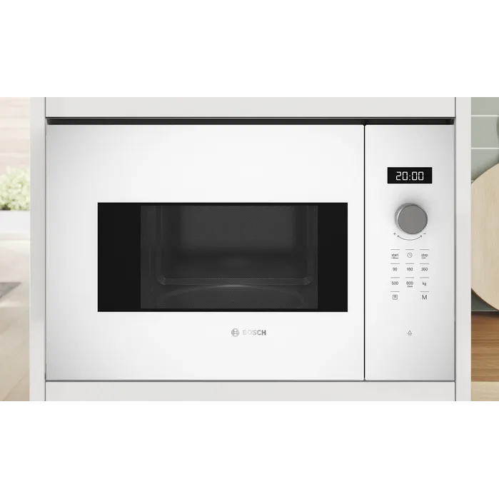 Встраиваемая микроволновая печь BOSCH BFL524MW2 Встраиваемая микроволновая печь BOSCH BFL524MW2 Особенности 4 автоматические программы для размораживания