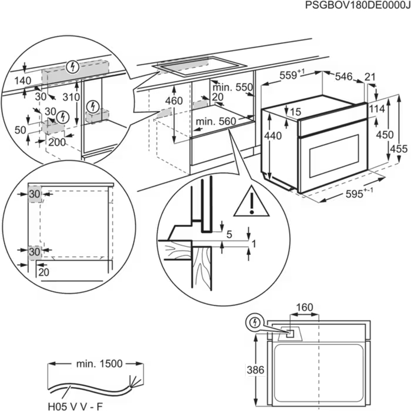Заказать Встраиваемая микроволновая печь ELECTROLUX MealAssist 700 EVM8E08X (944004941)