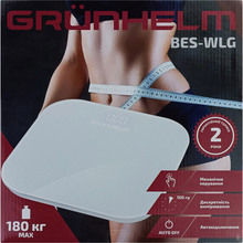 Весы напольные GRUNHELM BES-WLG White