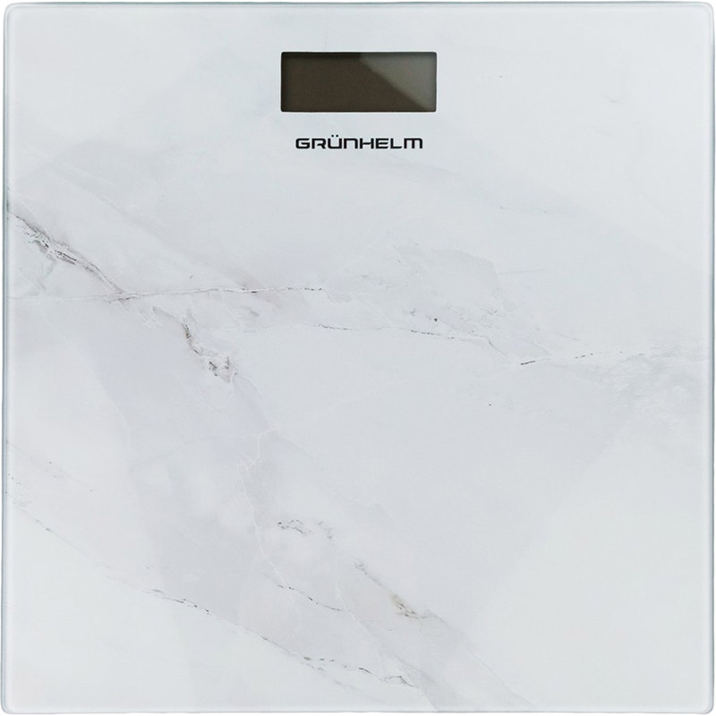 Весы напольные GRUNHELM BES-MAR White Marble