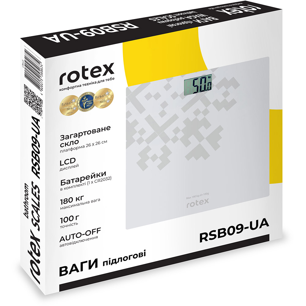 Ваги для підлоги ROTEX RSB09-UA Колір сірий