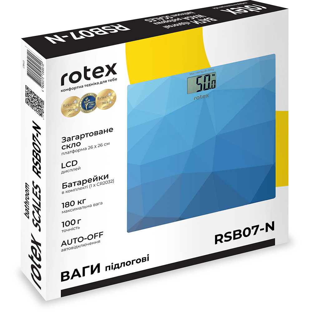 Ваги для підлоги ROTEX RSB07-N Колір синій