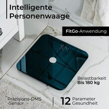 Весы напольные ADLER AD 8187 black