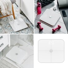 Весы напольные ADLER AD 8187 white