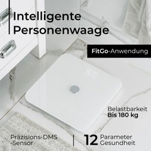 Весы напольные ADLER AD 8187 white