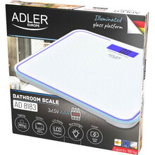 Весы напольные ADLER AD 8183 White (AD8183)