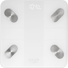 Весы напольные ADLER AD 8186 White (AD8186W)
