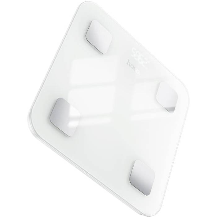 Весы напольные HOCO HI21 Smart Body Fat Scale White Материал стекло
