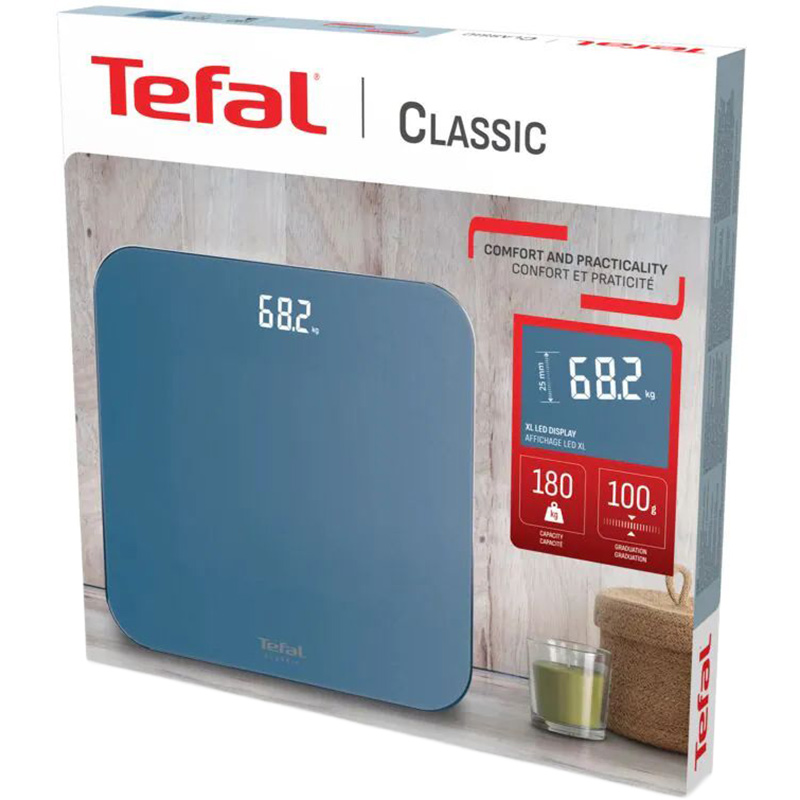 Ваги для підлоги TEFAL Classic PP1905V0 Матеріал скло