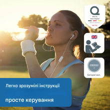 Ваги для підлоги АDЕ Amina BE2306-5 White marble