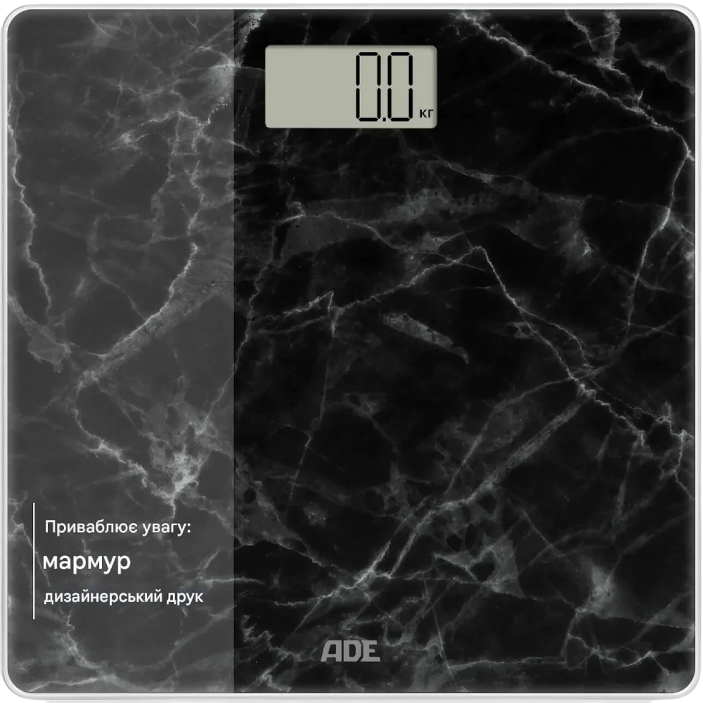 Ваги для підлоги АDЕ Amina BE2306-6 Black marble