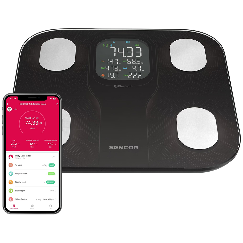 Весы напольные SENCOR SBS9002BK Тип электронные