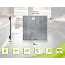 Весы напольные SOEHNLE SHAPE SENSE COMPACT 300 concrete Gray (63882)