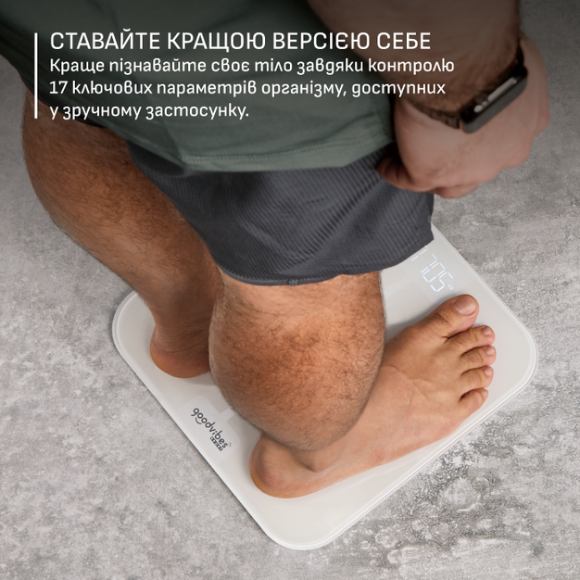 Внешний вид Весы напольные TEFAL Goodvibes Sport BM9740F0 White