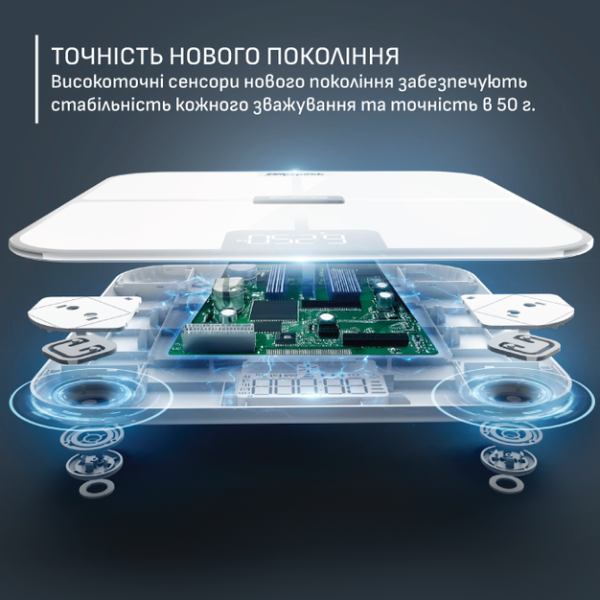 Заказать Весы напольные TEFAL Goodvibes Sport BM9740F0 White