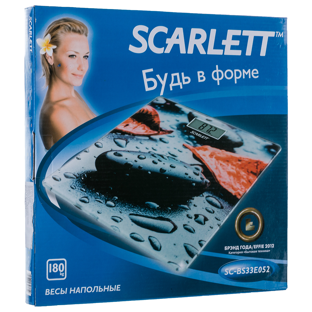 Весы напольные SCARLETT SC-BS33E052 Материал стекло