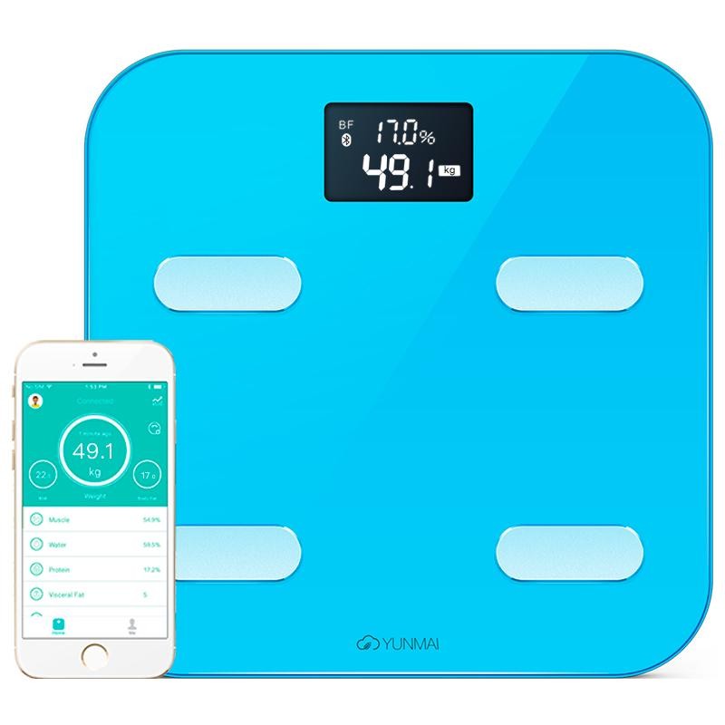 Весы напольные YUNMAI Color Smart Scale Blue (M1302-BL)