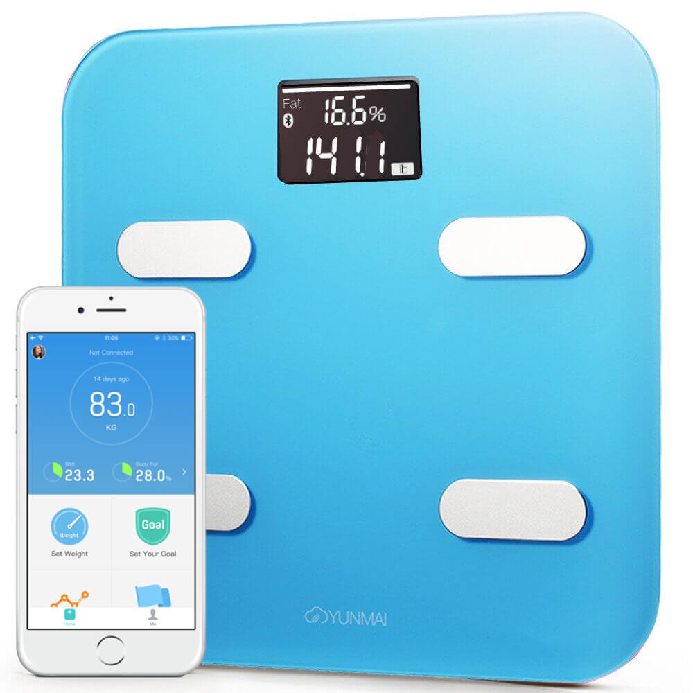 Фото Весы напольные YUNMAI Color Smart Scale Blue (M1302-BL)