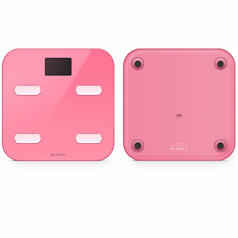 Весы напольные YUNMAI Color Smart Scale Pink (M1302-PK) Назначение диагностические (SMART)