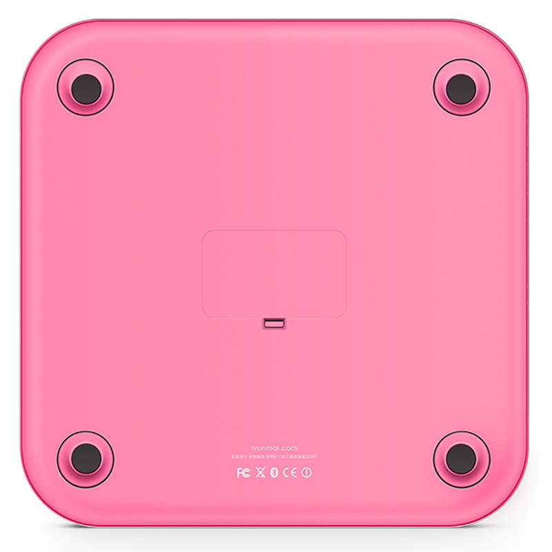 Весы напольные YUNMAI Color Smart Scale Pink (M1302-PK) Материал стекло