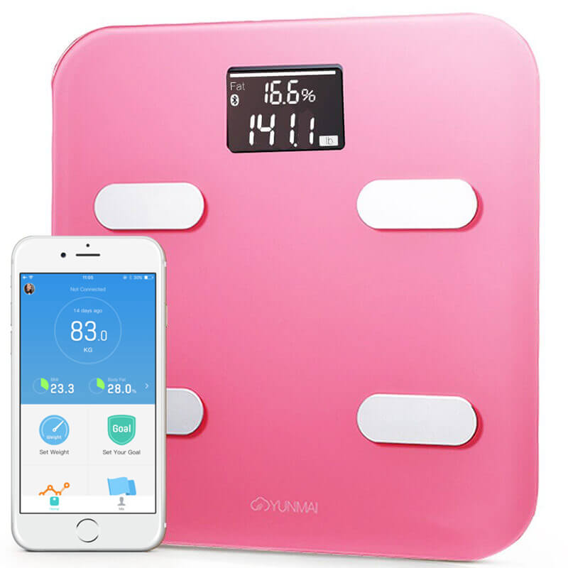 Весы напольные YUNMAI Color Smart Scale Pink (M1302-PK) Тип электронные