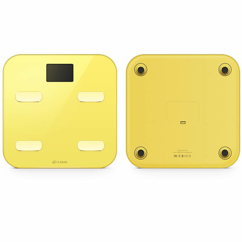 Весы напольные YUNMAI Color Smart Scale Yellow (M1302-YL) Тип электронные