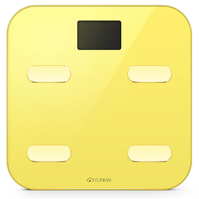 Весы напольные YUNMAI Color Smart Scale Yellow (M1302-YL) Материал стекло