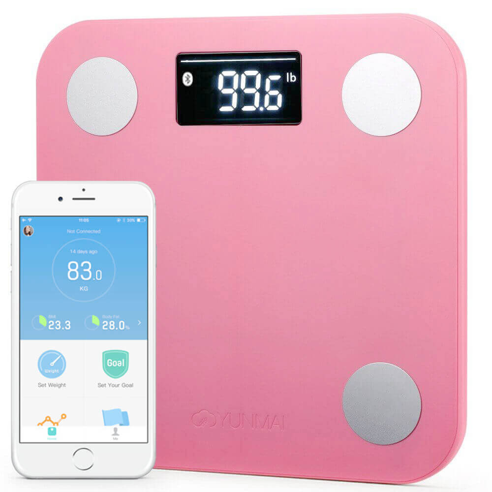 Весы напольные YUNMAI Mini Smart Scale Pink (M1501-PK) - в  интернет-магазине Фокстрот: цены, отзывы, характеристики | купить в Киеве,  Харькове, Днепропетровске, Одессе - Украина