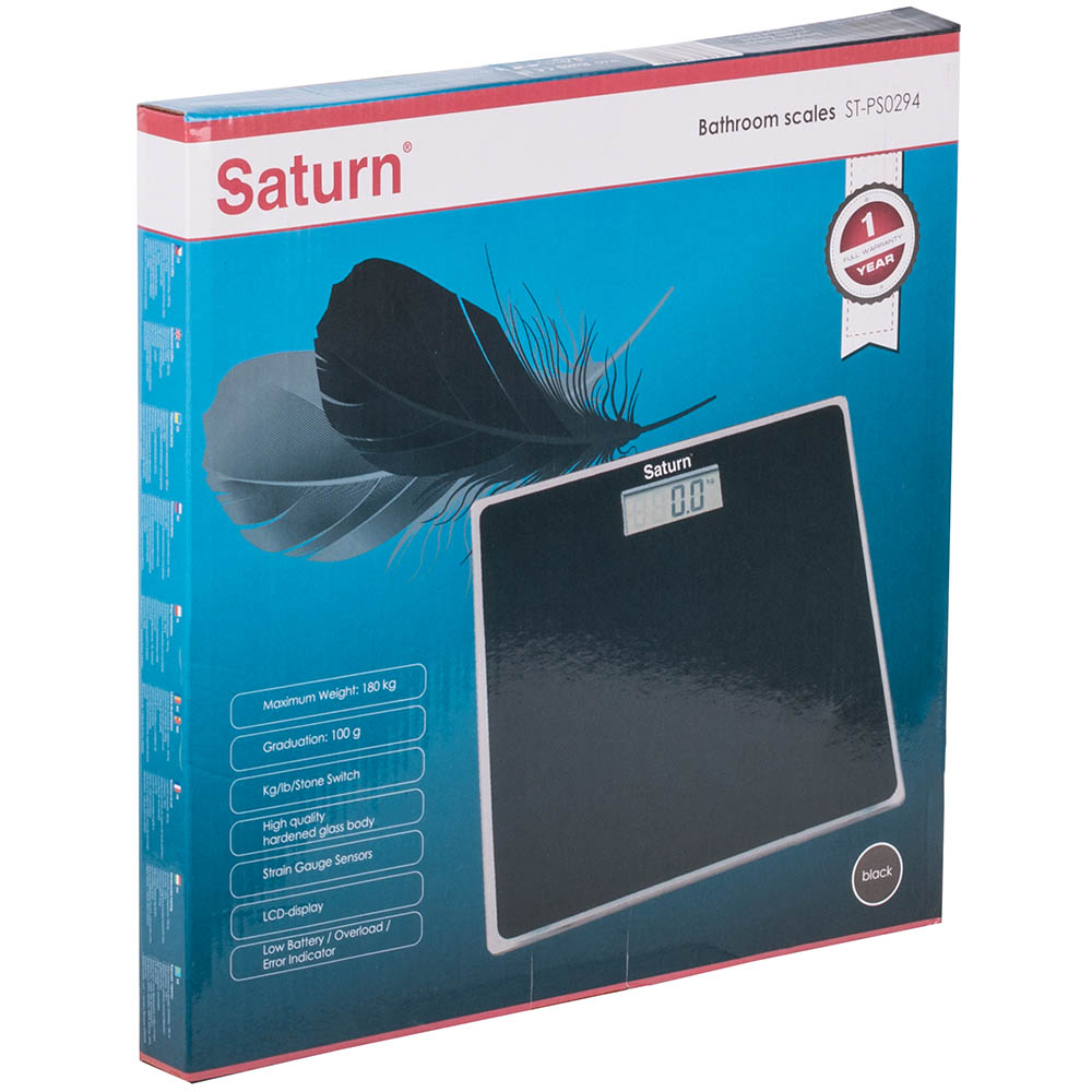 Фото Ваги підлогові SATURN ST-PS0294 Black