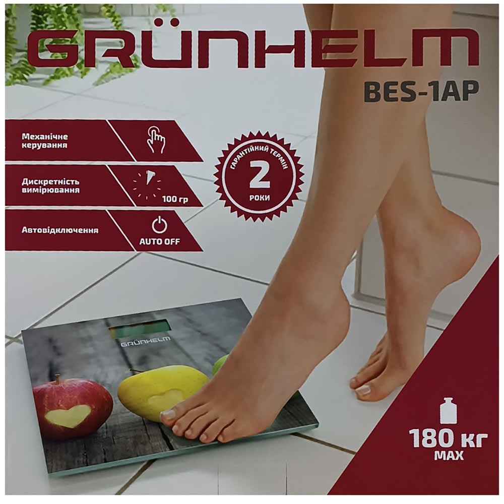 Фото Ваги підлогові GRUNHELM BES-1AP