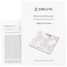 Ваги підлогові DELFA DBS-6118 Flowers