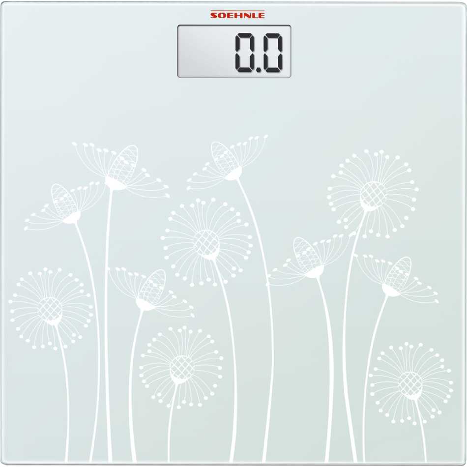 

Весы напольные Soehnle Frosted&Frozen (63828), Ваги підлогові електр. FROSTED & FROZEN білий