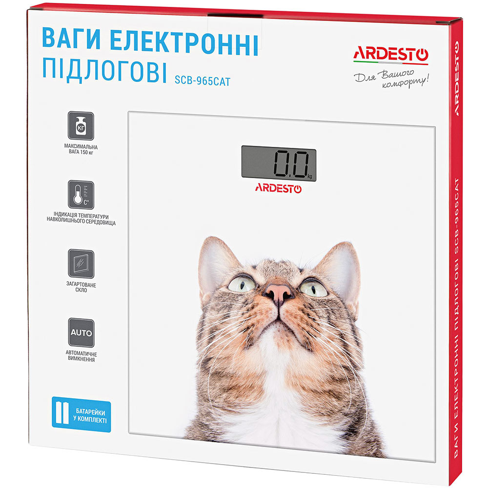 Внешний вид Весы напольные ARDESTO SCB-965CAT