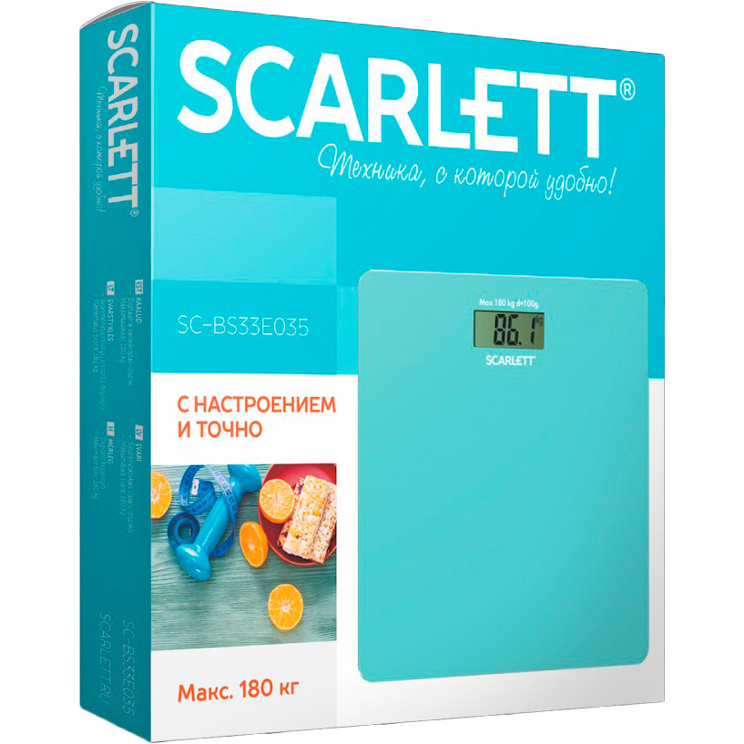 Весы напольные SCARLETT SC-BS33E035 Тип электронные