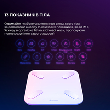 Ваги підлогові YUNMAI X Smart Scale White (M1825CH-WH)