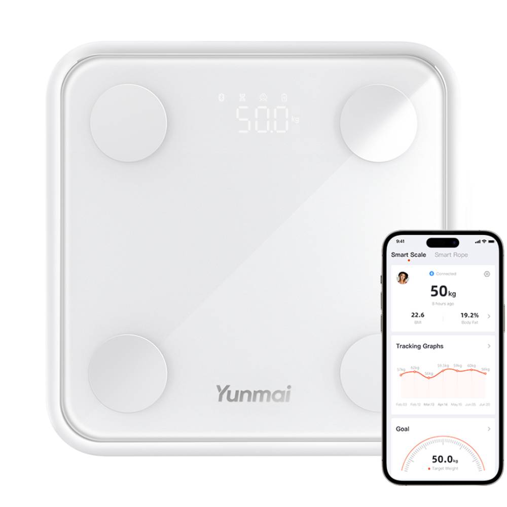 Ваги підлогові YUNMAI Smart Scale 3 White (YMBS-S282-WH) Тип електронні