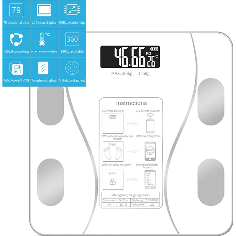 Весы напольные SCALE one White (scl-001wh) Тип электронные