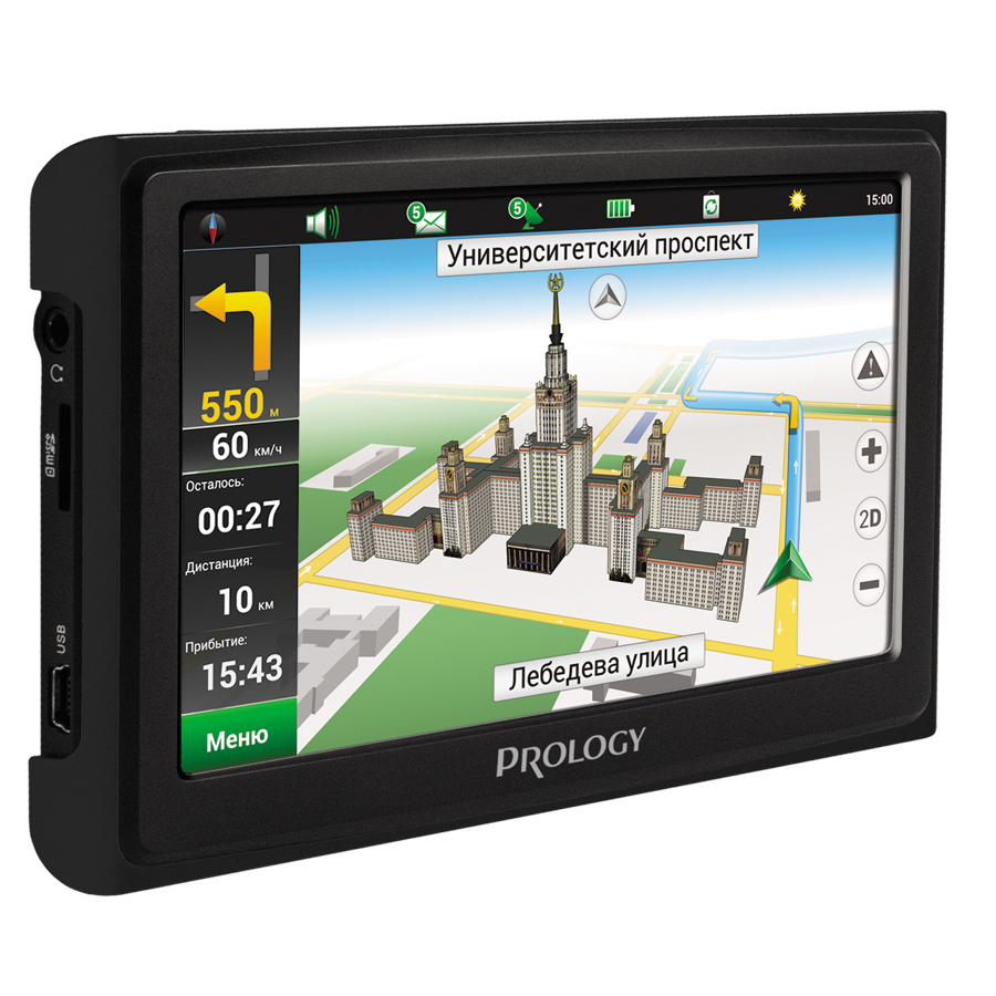 GPS-навигатор PROLOGY iMAP-5400 5" Тип автомобильный