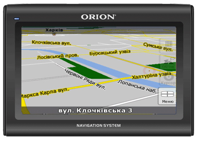 GPS-навигатор ORION G4315BT-UE