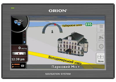 GPS-навигатор ORION G5030BT-UEWR