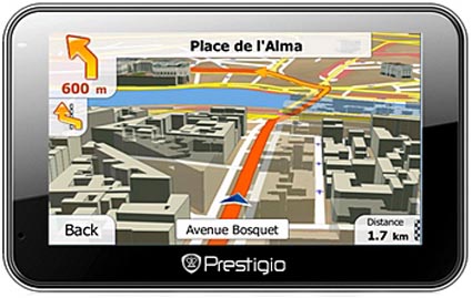 GPS-навігатор PRESTIGIO PGPS5500CIS4SMNV