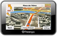 Для автомобіля GPS-навігатор PRESTIGIO PGPS5500CIS4SMNV