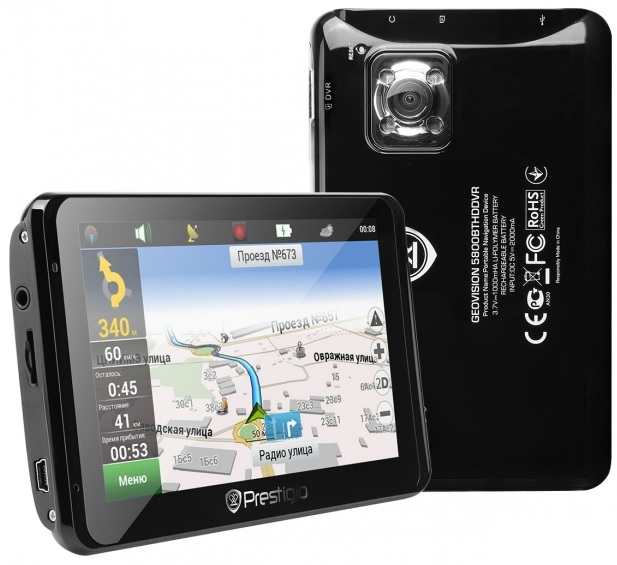 GPS-навігатор PRESTIGIO PGPS5850CIS8HDDVRNV