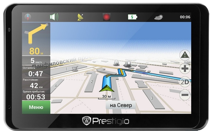 GPS-навігатор PRESTIGIO PGPS5850CIS8HDDVRNV Тип автомобільний